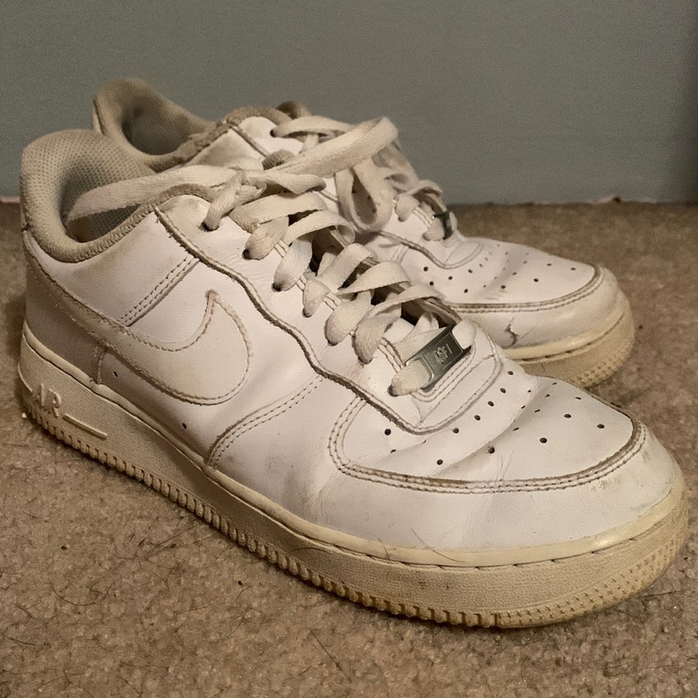 White Nike air fource ones